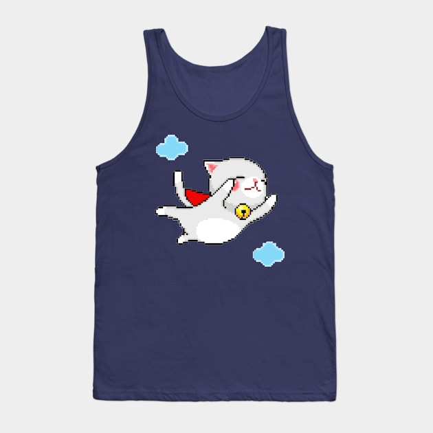 Kawaii Cat (super cat) Tank Top by BYVIKTOR